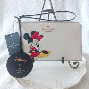 Kate Spade New York × Disney Minnie Mouse Wristlet